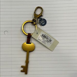 Gold Key-Shaped Keychain FOB
NEW